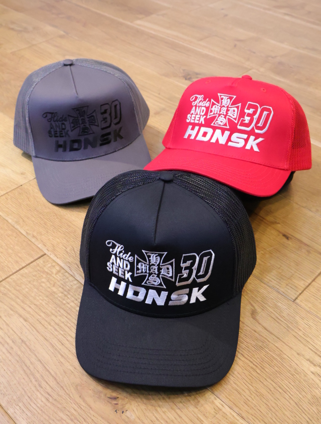 Hide and Seek 「30 Mesh Cap」　5パネル メッシュキャップ