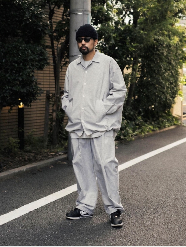 COOTIE 「Check Weather Cloth 2 Tuck Easy Pants」 2タック イージー 