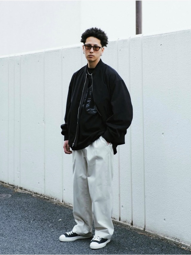 COOTIE 「Punching Faux Suede Bomber Jacket」 パンチング加工