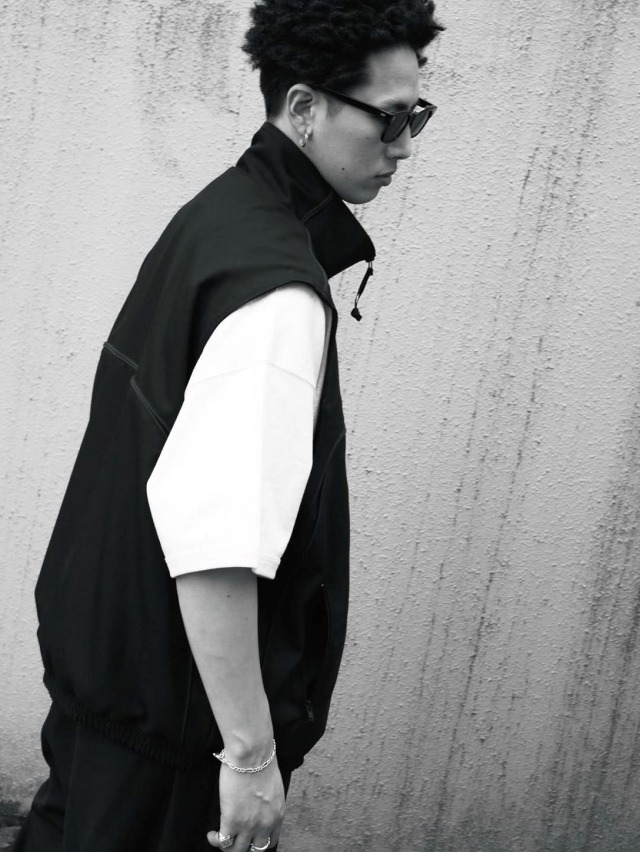 COOTIE 「Polyester Twill Training Vest」 ポリエステルツイル ジップ