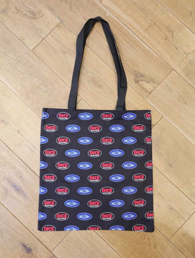 DicE Magazine × CHALLENGER　「DICE TOTE BAG」　トートバッグ