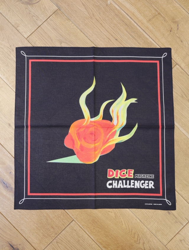 DicE Magazine × CHALLENGER　「DICE BANDANA」　バンダナ