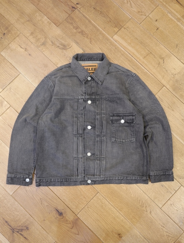 CALEE　「1st TYPE DENIM JACKET ＜USED BLACK＞」　1stタイプ ブラックデニムジャケット