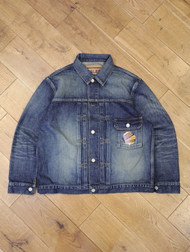 CALEE　「1st TYPE DENIM JACKET ＜USED INDIGO＞」　1stタイプ デニムジャケット