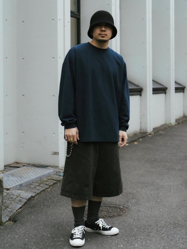 COOTIE 「Bumpy Border Jersey L/S Tee」 ボーダーロングスリーブ