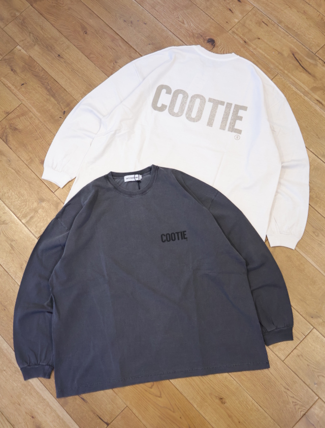 COOTIE PIGMENT DYED L/S TEE ロンt S ピグメント COOTIE PRODUCTIONS - Pigment Dyed L/S Tee / BLACK