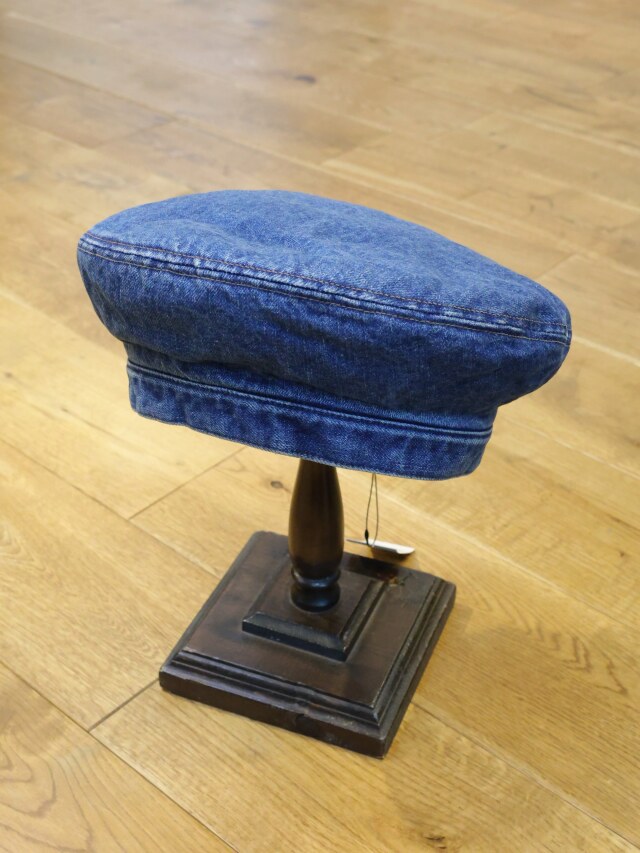 MASSES　　「BERET DENIM」　ウォッシュ加工 デニムベレー帽