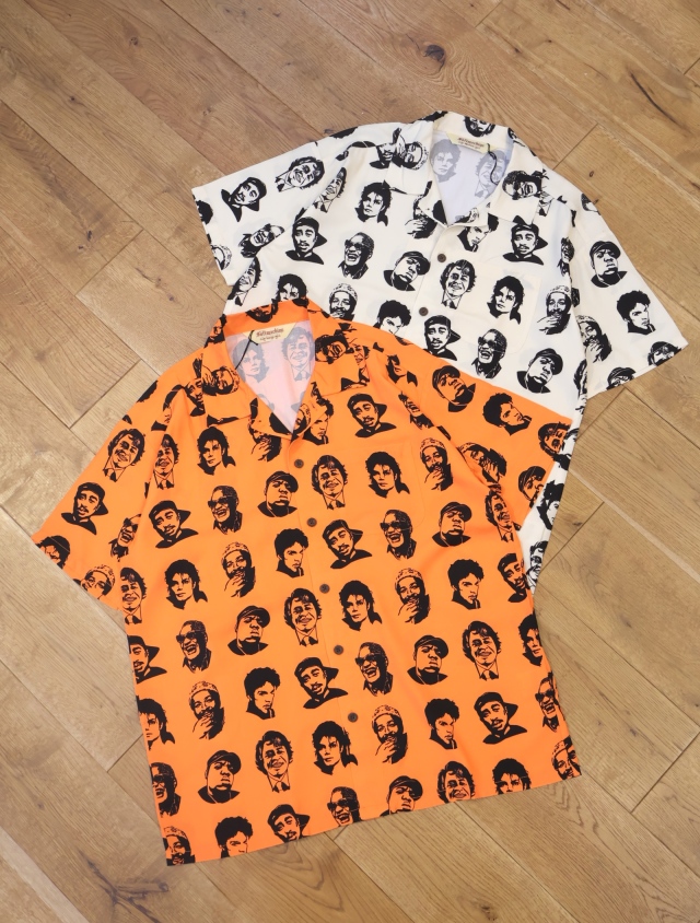 SOFTMACHINE　　「BMG SHIRTS S/S」　レーヨン オープンカラーシャツ