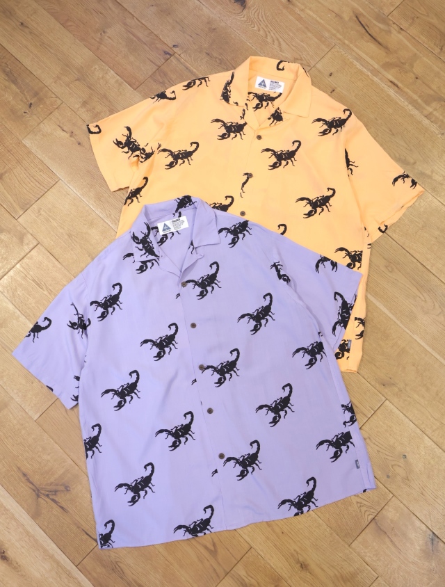 CHALLENGER 　「S/S SCORPION SHIRT」　オープンカラーレーヨンシャツ