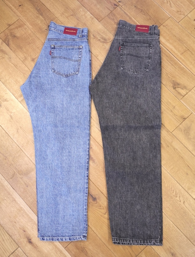 Hide and Seek　「L.D.B.(25aw)」　ルーズフィット ウォッシュ加工デニムパンツ