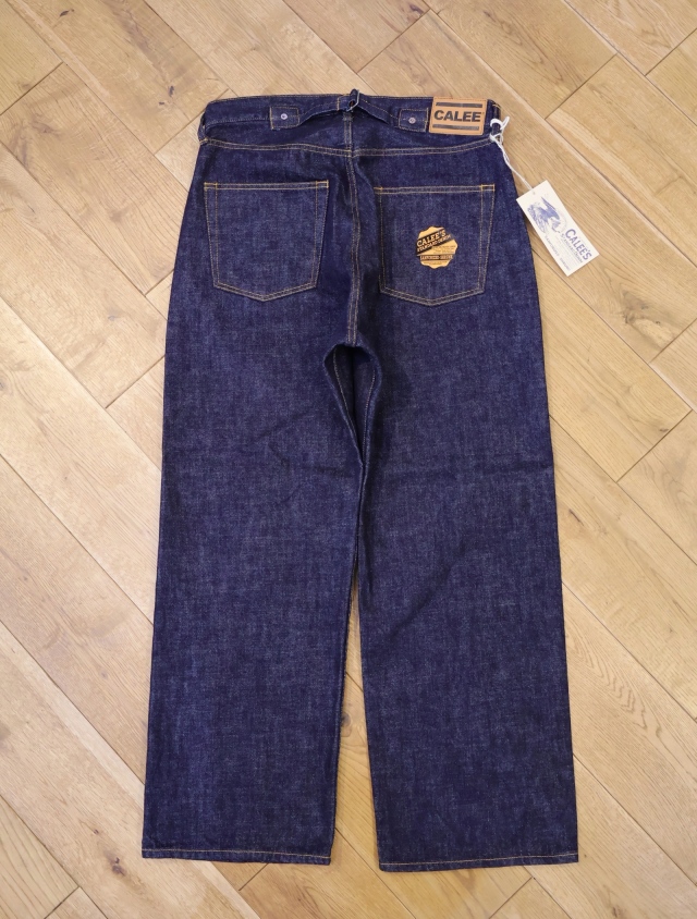 CALEE　　「VINTAGE REPRODUCT DENIM PANTS」　ワイドデニムパンツ