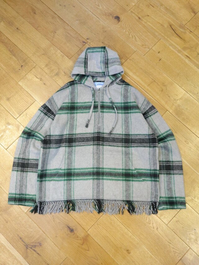 Little Yarmouth　「Drug Rug Parka」　チェックフリンジパーカー
