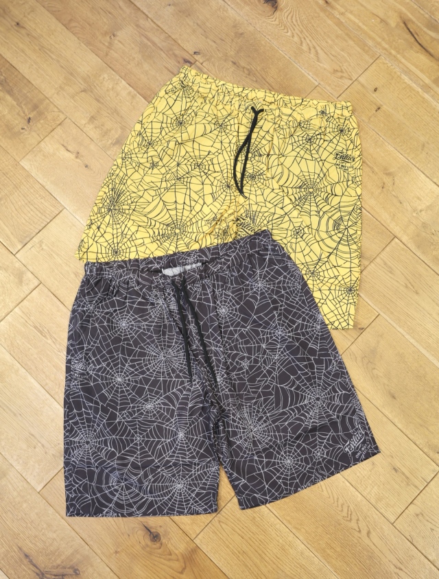 【5月11日 12:00～ 発売開始】EVILACT 　「SPIDERWEB EZ SHORTS」　イージーショーツ