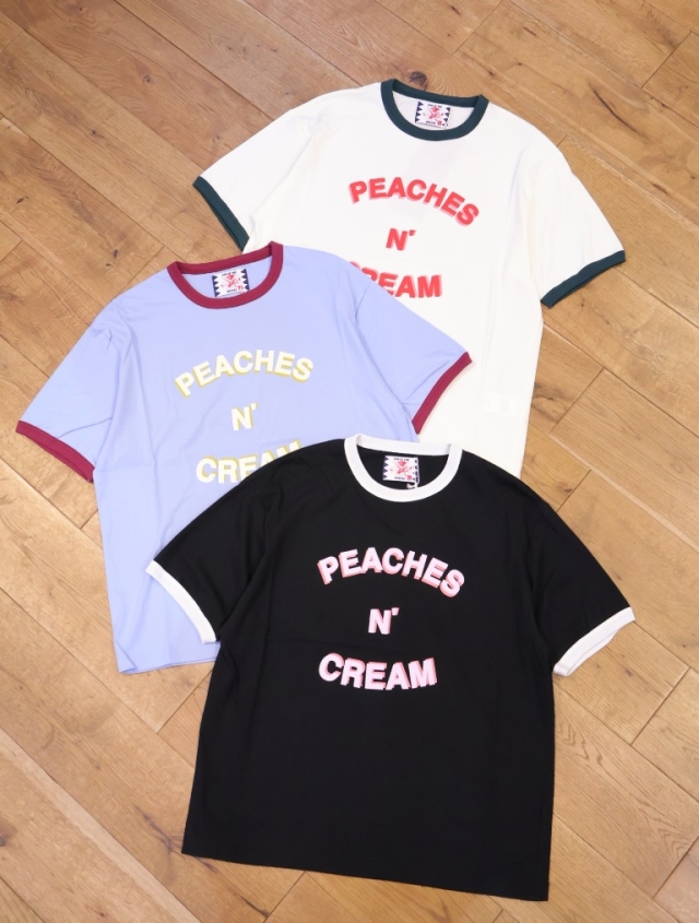 売り切れPeach&Cream 塗っ Tシャツ