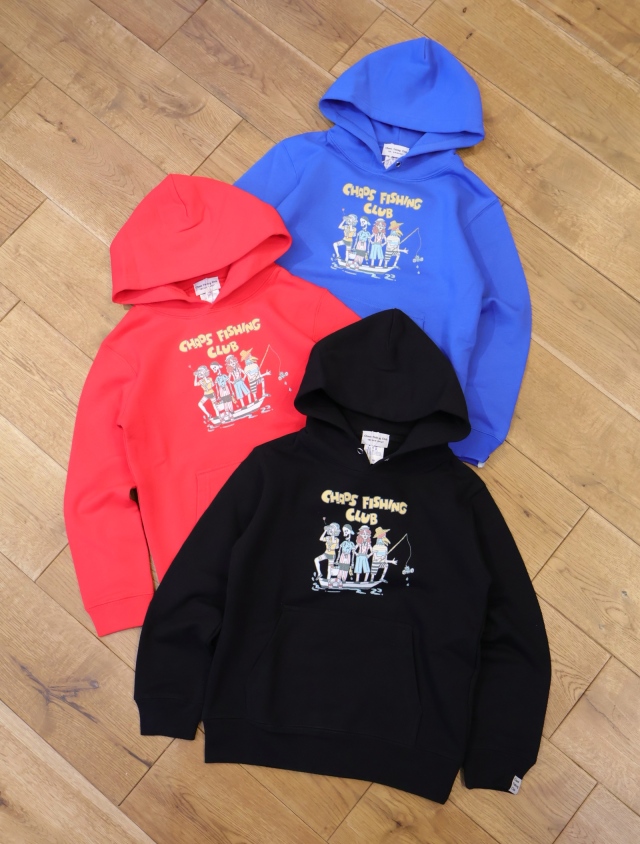 Chaos Fishing Club　「CHING CHARACTER KIDS HOODIE」　キッズサイズ スウェットフーディー