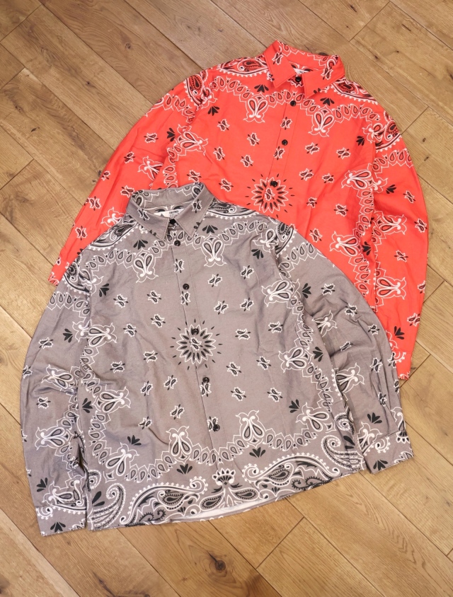 CHALLENGER　「L/S BANDANA NEL SHIRT」　コットンネルシャツ