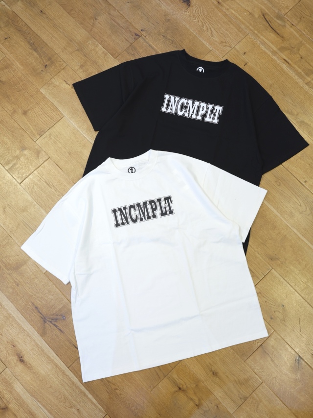 INCOMPLETE TOKYO 　「S/S tee type-4」　プリントティーシャツ