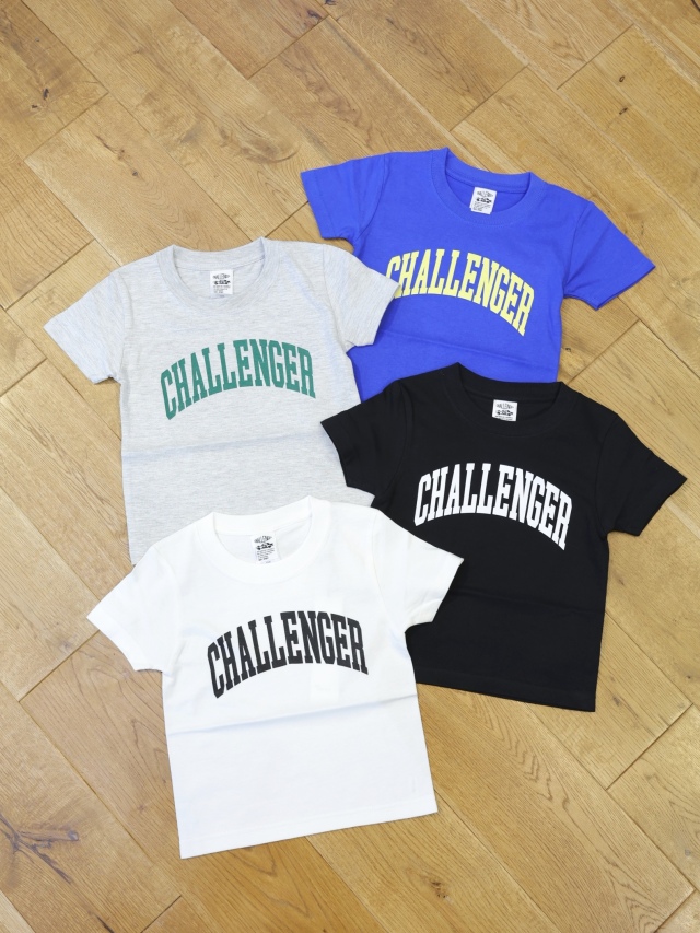 CHALLENGER　「KIDS COLLEGE TEE」　 キッズサイズティーシャツ