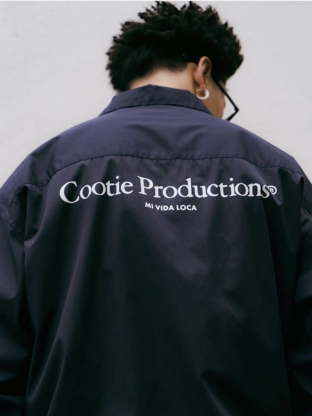 clore+ レディワークシャツ COOTIE 「Broad L/S Work Shirt」 オープンカラー ワークシャツ