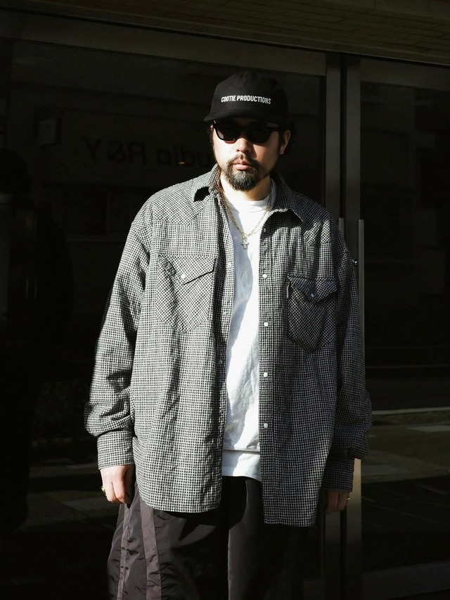 COOTIE 「Dobby Gingham Check L/S Western Shirt」 ドビーギンガム