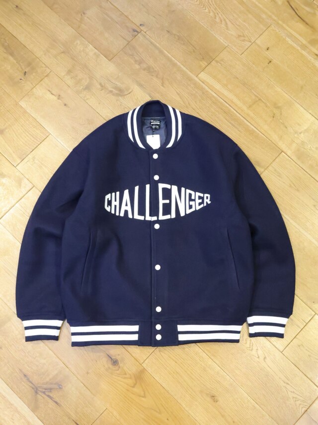 CHALLENGER 　「LOGO MELTON STADIUM JACKET」　メルトンスタジャン