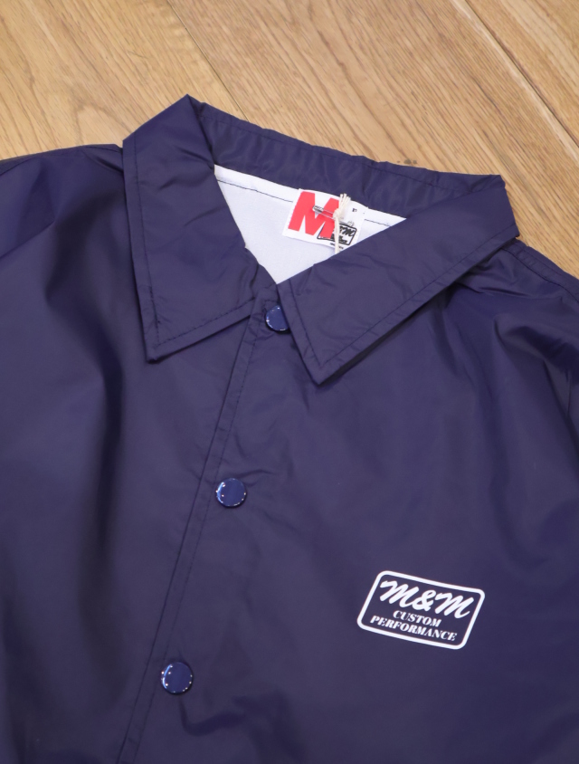 M＆M CUSTOM PERFORMANCE ボアコーチ ジャケット ネイビー M＆M CUSTOM PERFORMANCE ボアコーチ ジャケット ネイビー - メルカリ