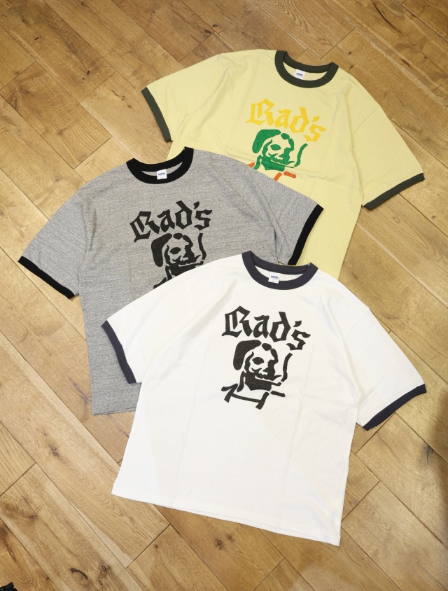 RADIALL 　「ZIGGY - CREW NECK T-SHIRT S/S」　リンガーティーシャツ