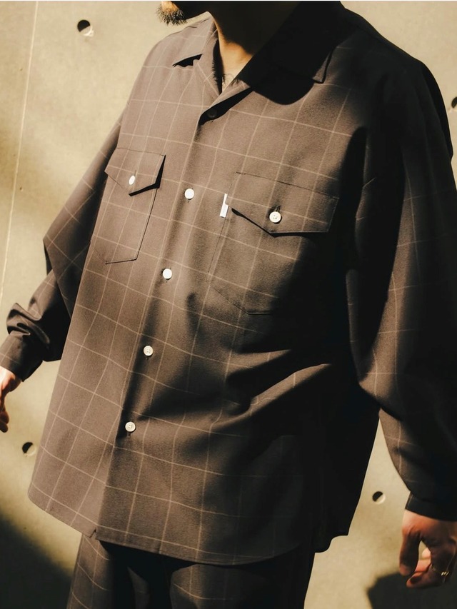 は*ん様 house on the hill L/S Tee (Checker)