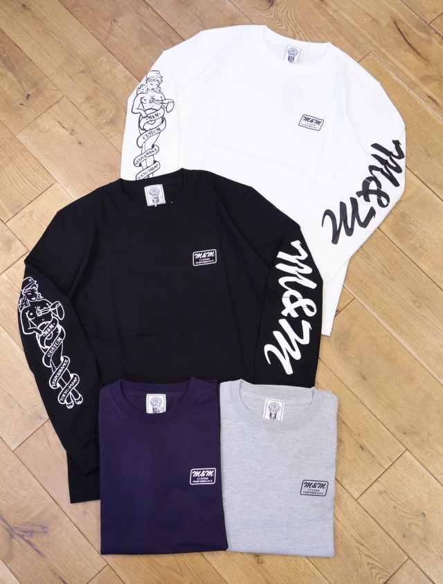 【2月14日 発売！】M&M CUSTOM PERFORMANCE  　「Print L/S Tee」　プリント ロングスリーブティーシャツ