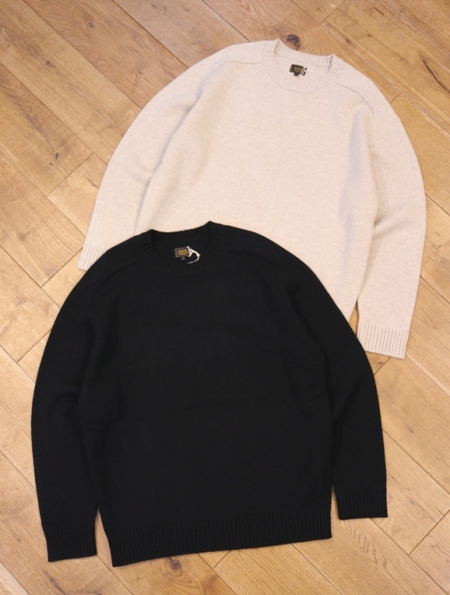 RATS 「CASHMERE CREW NECK KNIT」 カシミアウール クルーネックニット 