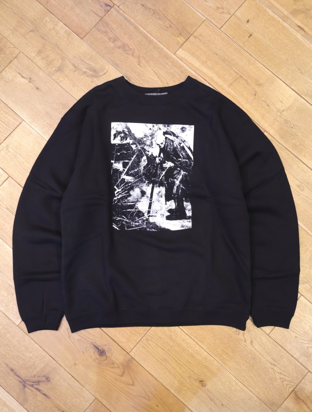 MASSES × Y's for men　「CREW NECK LONG SLV PT D／GRIM RIPPER」　　クルーネックスウェット