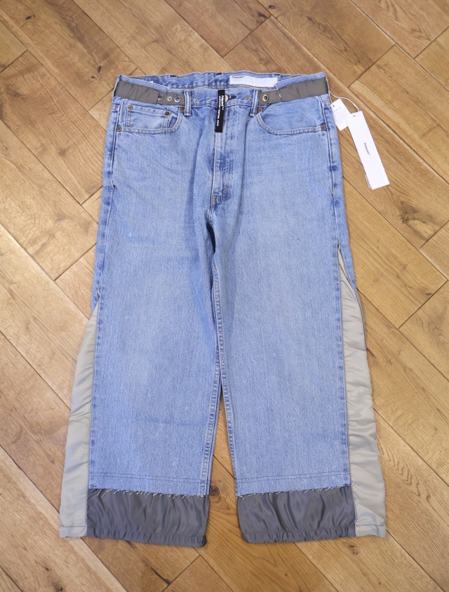 POLIQUANT　「THE DEFORMED ADJUSTABLE THRIFTING DENIM 550 [FIGURE ARCHIVES]」　カスタムデニムパンツ