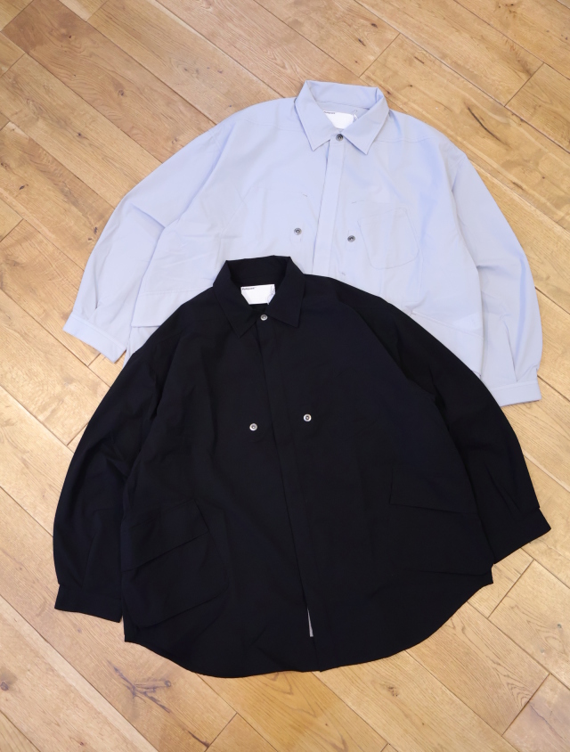 POLIQUANT　「THE IN-OUTSIDE POCKETS OVERSIZED CPO SHIRT JACKET」　オーバーサイズ CPOシャツジャケット