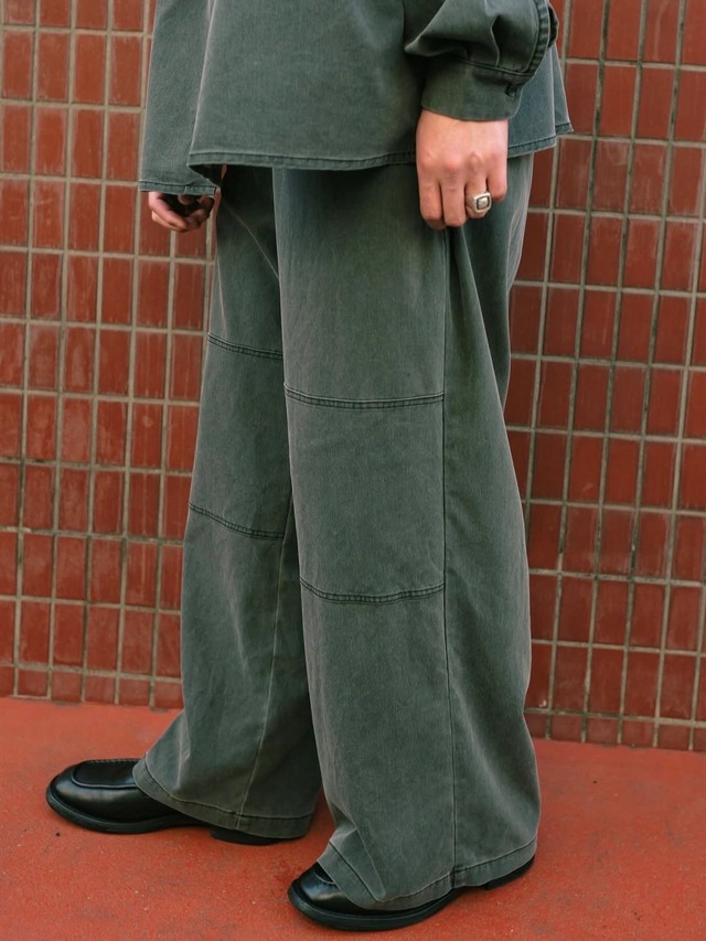 COOTIE PRODUCTIONS ダブルニー COOTIE PRODUCTIONS/Abyss Dyed Duck Double Knee Painter Pants