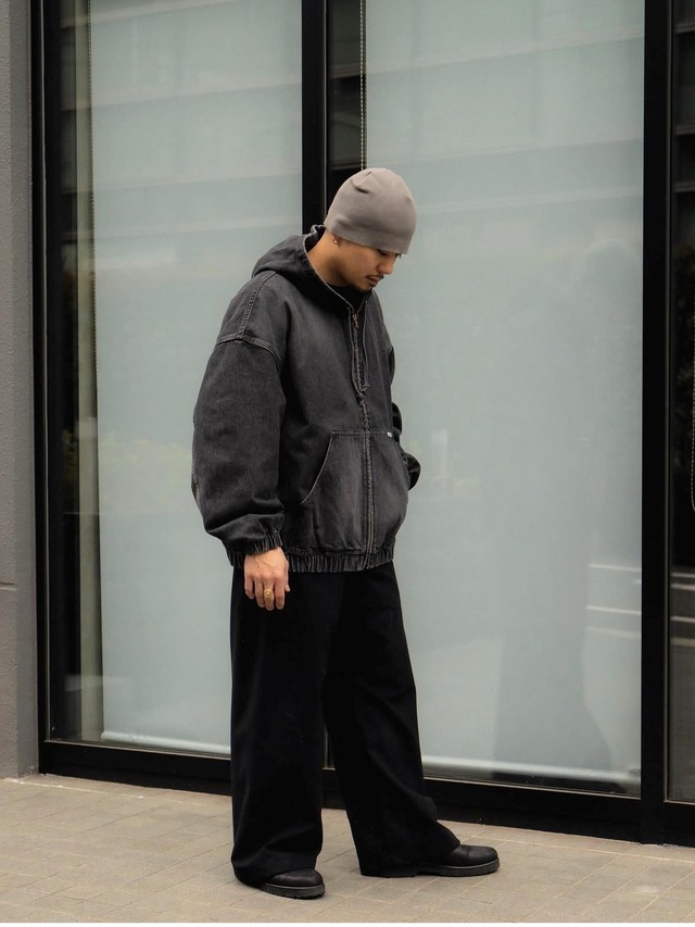 COOTIE 「Punching Faux Suede Side Seamless Easy Trousers