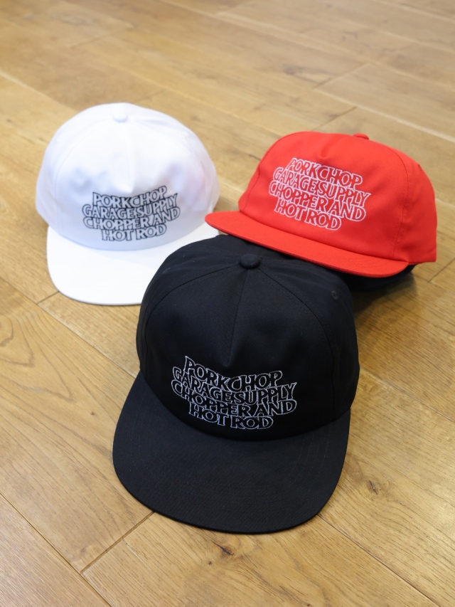 【7月26日 発売！】PORKCHOP GARAGE SUPPLY　「C&H LOGO COTTON CAP」 　5パネル トラッカーキャップ