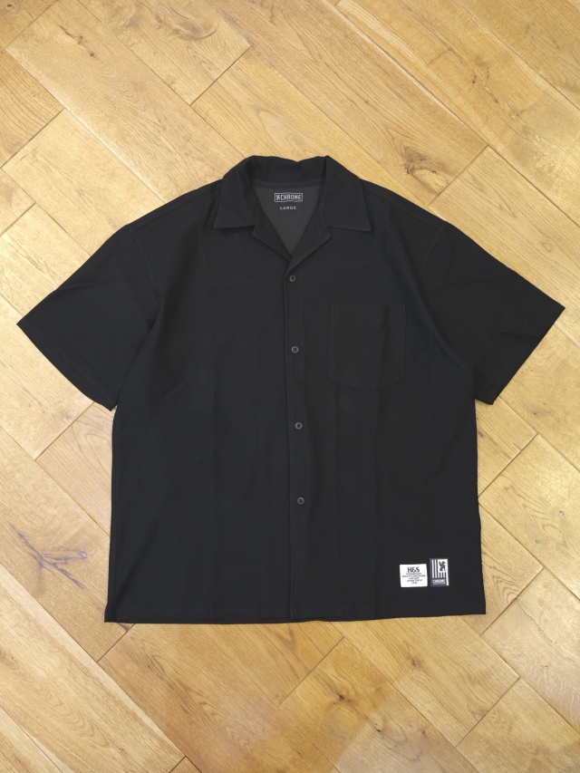 Hide and Seek × Chrome　「H&S×Chrome 8℃- S/S Shirt」　オープンカラーシャツ