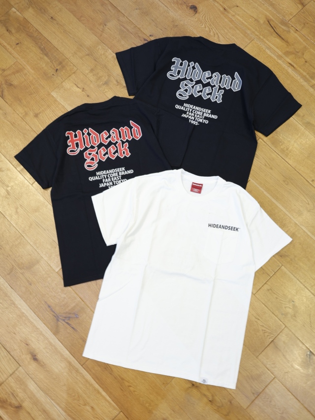 Hide and Seek　「Pocket S/S Tee（26aw）」　プリントポケットティーシャツ