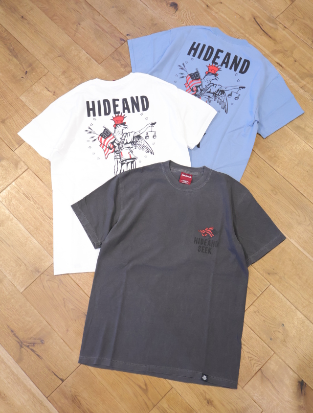 Hide and Seek　「30th S/S Tee」　プリントティーシャツ