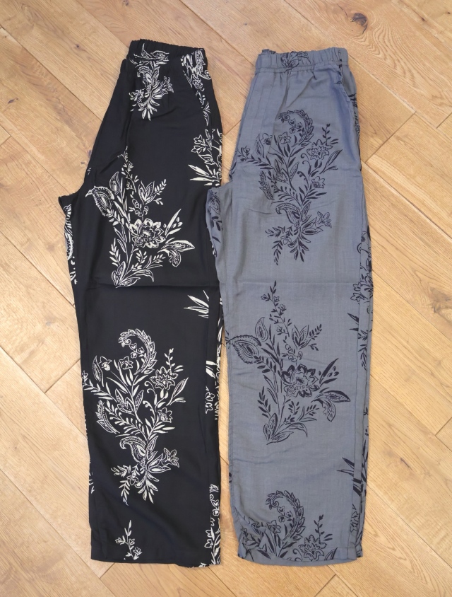 驚きの価格 CALEE 「FLOWER PATTERN RELAX PANTS」 イージーパンツ パンツ