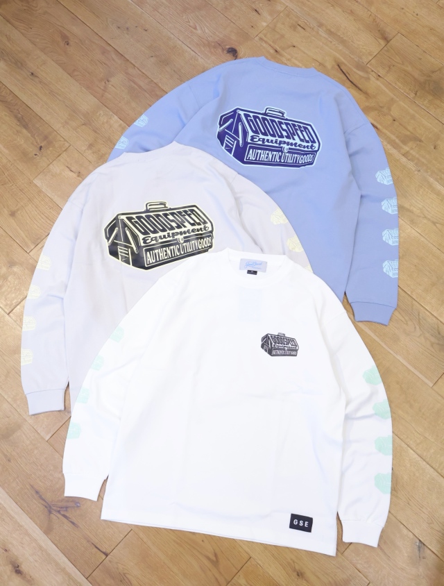 GOODSPEED equipment 　　「TB T's L/S」　ビックシルエット ロングスリーブプリントティーシャツ