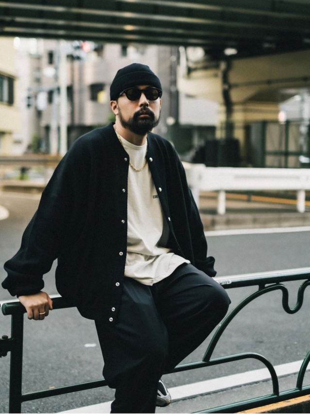 COOTIE 「Heavy Oz Honeycomb Snap Cardigan 」 ハニカムワッフル 