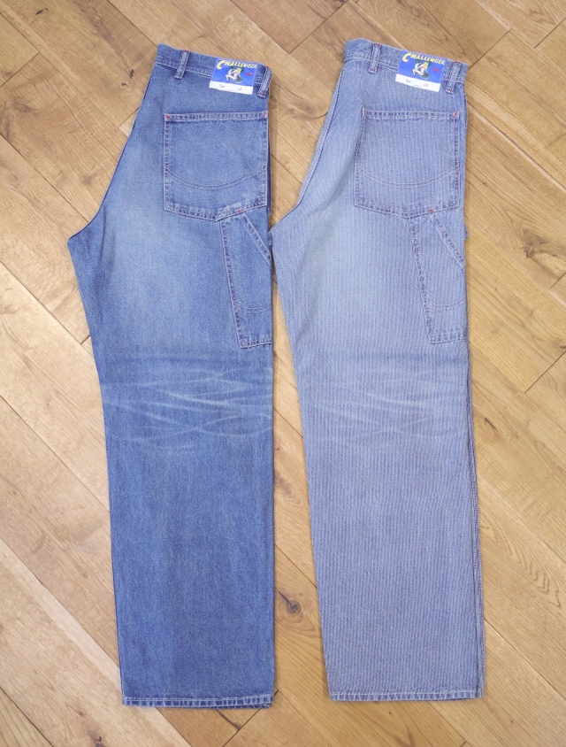 CHALLENGER  　「WASHED PAINTER PANTS」　ウォッシュ加工 ペインターデニムパンツ