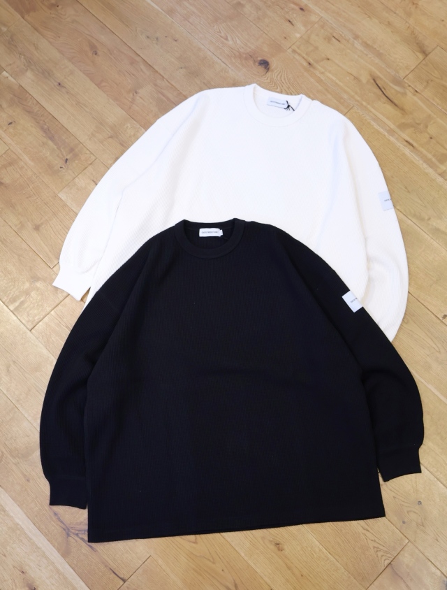 COOTIE 　「N/C Waffle Oversized L/S Tee」　オーバーサイズ ワッフルロングスリーブティーシャツ