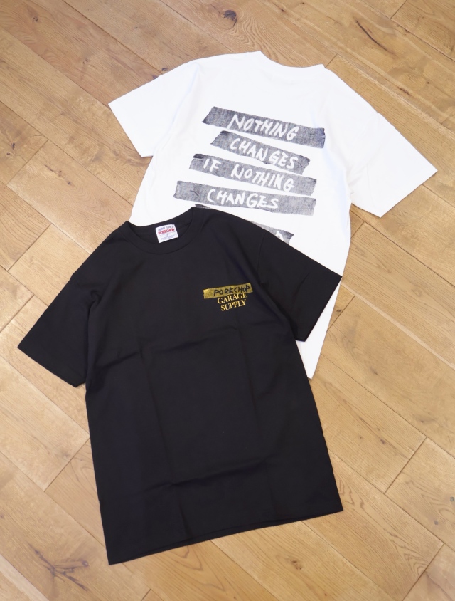 ポークチョップNOTHING CHANGES TEE 25/BLACK ポークチョップNOTHING CHANGES TEE 25/BLACK PORKCHOP GARAGE