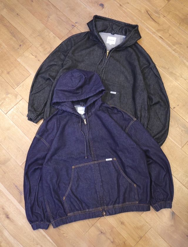 COOTIE　「12.5oz Denim Zip Up Hooded Jacket」　デニム ジップアップフーディージャケット