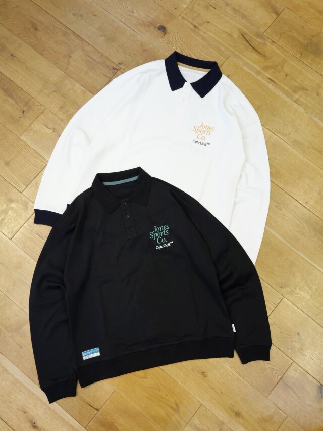 JONES × CAPTAINS HELM GOLF　　「POLO SWEAT PULLOVER」 　プルオーバーポロシャツ