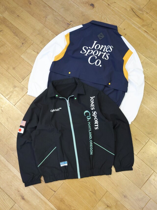 JONES × CAPTAINS HELM GOLF　　「STADIUM WIND BREAKER JACKET」 　ジップアップブルゾン