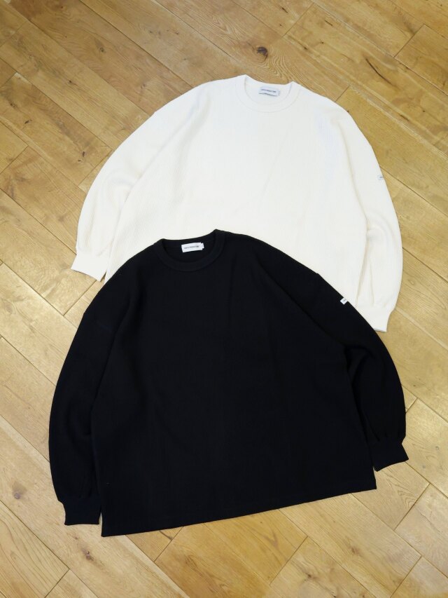 COOTIE　「N/C Waffle Oversized L/S Tee」　ワッフル オーバーサイズロングスリーブティーシャツ