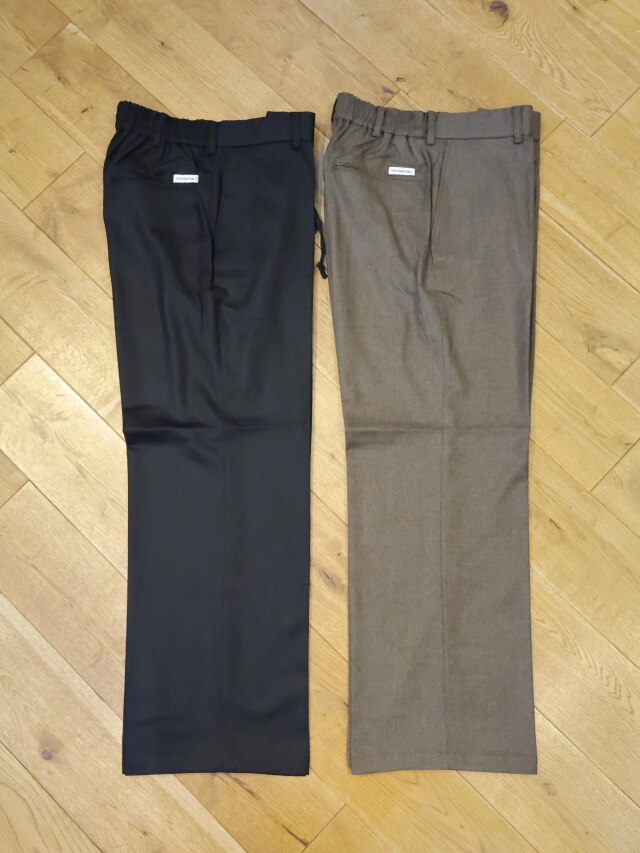 COOTIE　「Wool Flano Square Leg Easy Trousers」　 ストレートイージーパンツ